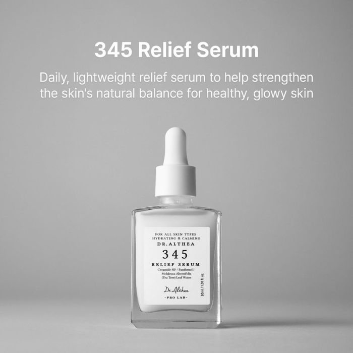 Dr. Althea 345 Relief Serum – Καταπραϋντικός ορός προσώπου με PDRN, Νιασιναμίδη & Ceramides, 30ml