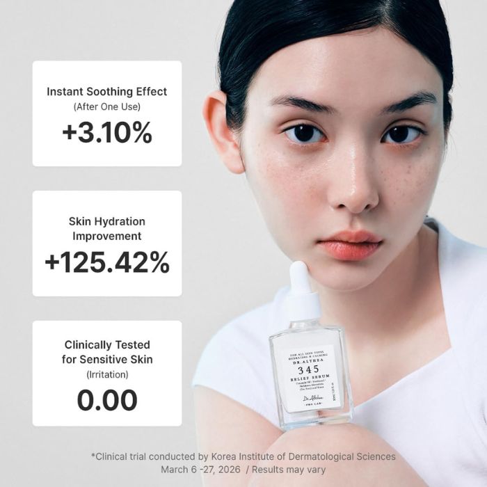 Dr. Althea 345 Relief Serum – Καταπραϋντικός ορός προσώπου με PDRN, Νιασιναμίδη & Ceramides, 30ml