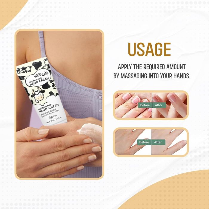 Esfolio Moisture Milk Hand Cream – Κρέμα χεριών με εκχύλισμα πρωτεΐνης γάλακτος, 100ml