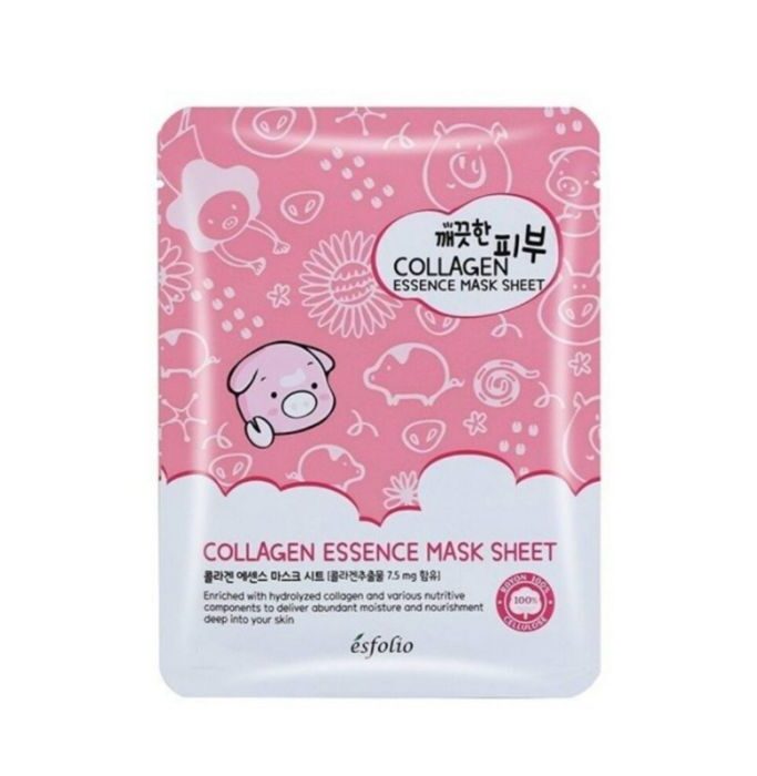 Esfolio Pure Skin Collagen Essence Mask Sheet - Μάσκα σύσφιξης με κολλαγόνο, 25ml