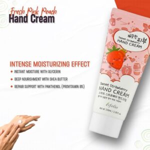 Esfolio Sweet Strawberry Hand Cream – Κρέμα χεριών με εκχύλισμα φράουλας, 100ml