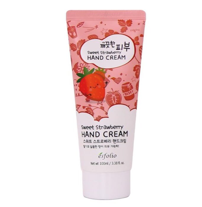 Esfolio Sweet Strawberry Hand Cream - Κρέμα χεριών με εκχύλισμα φράουλας, 100ml